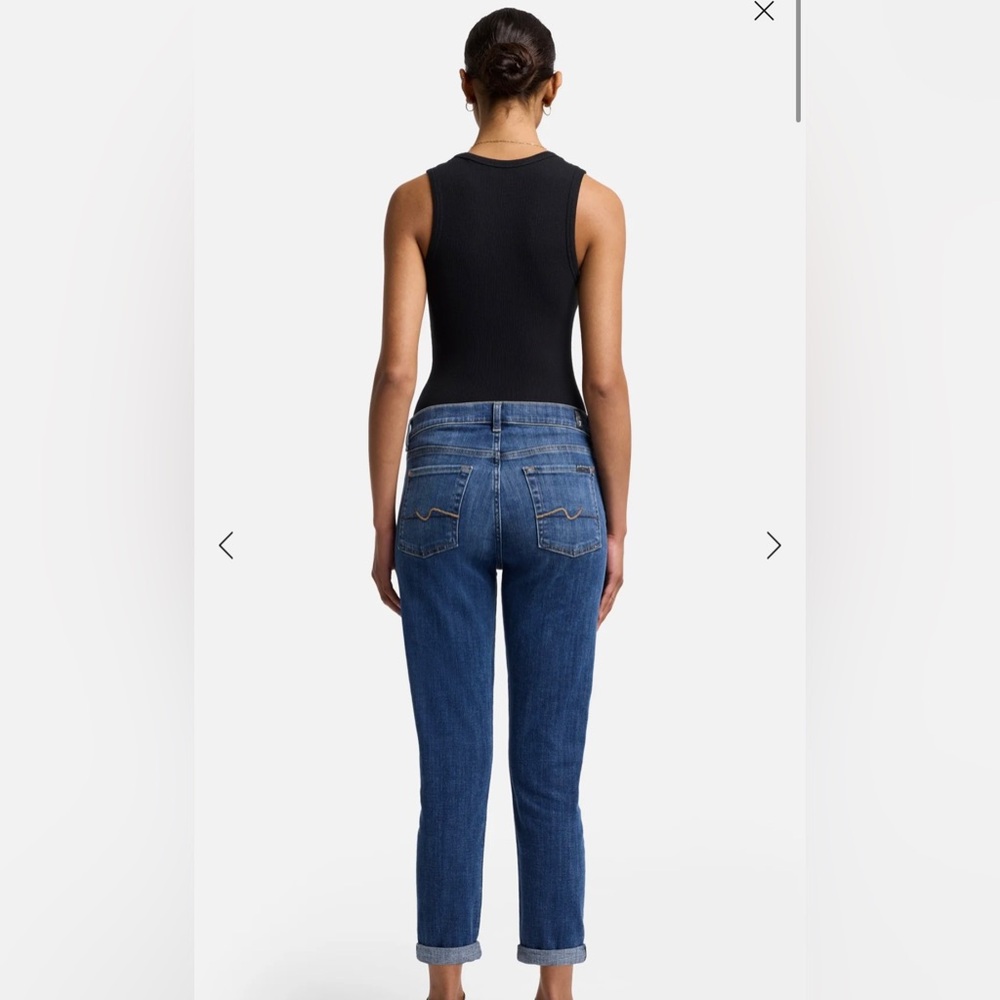 7 For all Mankind 7FAM Josephina in Broken Twill Vanity Women’s 28